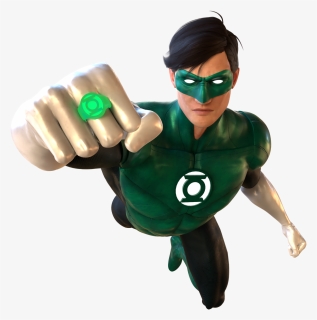Green Lantern 3d Model Manberg, HD Png Download, Free Download