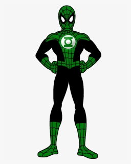 Green Lantern Spiderman - Spider Man Phineas And Ferb Mission Marvel, HD Png Download, Free Download