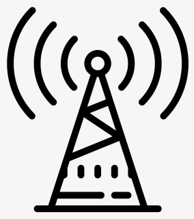 Radio Tower Png Download - Radio Tower Icon, Transparent Png, Free Download
