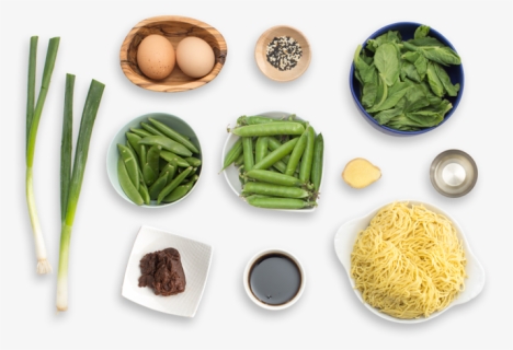 Three Pea & Barley Miso Ramen With Fresh Ramen Noodles - Ramen, HD Png Download, Free Download
