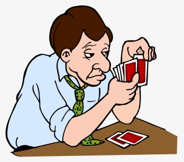 Pictures Of People Playing Cards - People Playing Cards Clipart, HD Png Download, Free Download