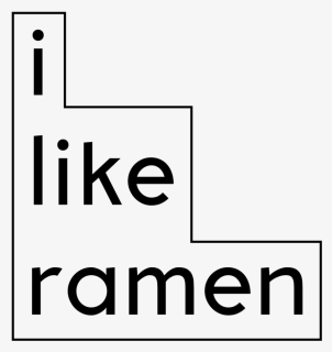 I Like Ramen Logo6 - Calligraphy, HD Png Download, Free Download