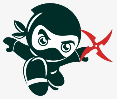 An Animated Ninja Holding A Throwing Star - Rookie Ninja, HD Png Download, Free Download