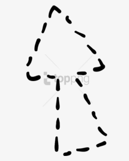 Free Png Broken Line Arrow Png Image With Transparent - Broken Line Arrow White Png, Png Download, Free Download