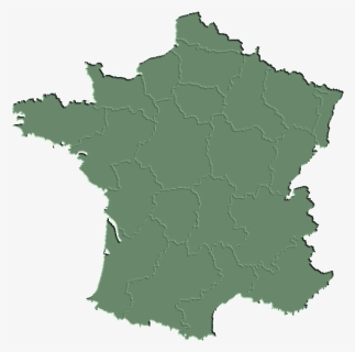 564x573-carte France Geo Verte - Outline Of France Png, Transparent Png, Free Download