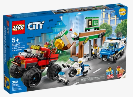 Lego Police Monster Truck Heist, HD Png Download, Free Download