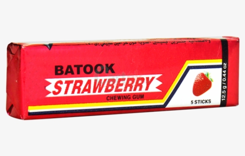Batook Strawberry Chewing Gum, HD Png Download, Free Download