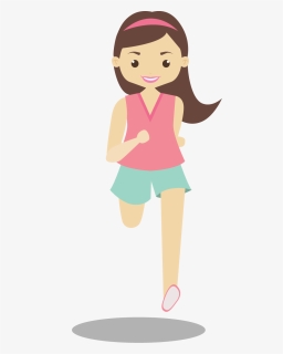 Healthy Girl Cartoon Png, Transparent Png, Free Download