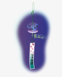 Japanese Wind Chime At Night Clip Arts - Graphic Design, HD Png Download, Free Download