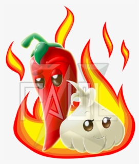 Chili And Garlic Clipart - Chili And Garlic Png, Transparent Png, Free Download