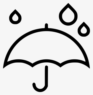 Umbrella Rain Drops, HD Png Download, Free Download