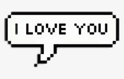 I Like You Text Messages Tumblr - Love You Speech Bubble Transparent, HD Png Download, Free Download