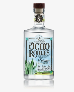 Ocho Robles Spirit Of Agave - Glass Bottle, HD Png Download, Free Download