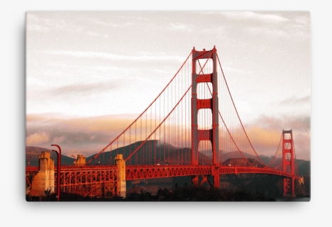 Golden Bridge Png - Golden Gate Bridge, Transparent Png, Free Download