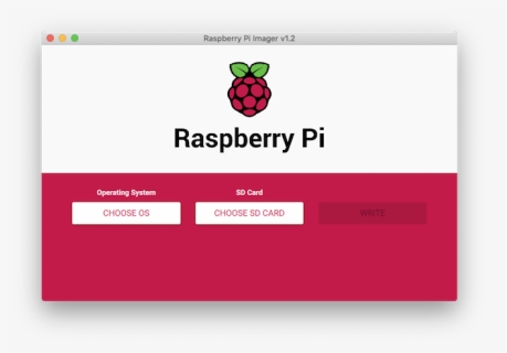 Raspberry Pi Imager Home Screen - Raspberry Pi Imager, HD Png Download, Free Download