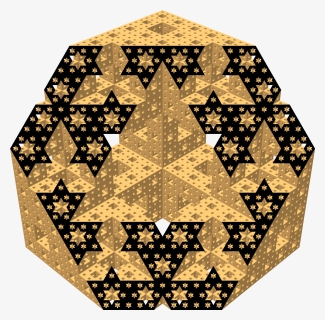 Menger Sponge Diagonal Section 25 - Triangle, HD Png Download, Free Download