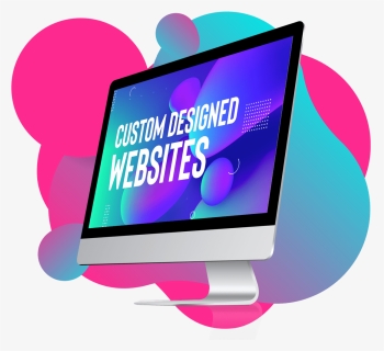 Rubymoon Creative Website Design Imac With Blob - Screen, HD Png Download, Free Download