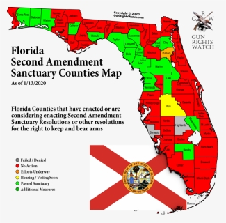 2nd Amendment Sanctuary Counties Florida, HD Png Download, Free Download