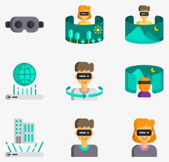 Vr Flat Icon Png, Transparent Png, Free Download