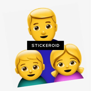 Single Parent Family Emoji - Single Parent Emoji, HD Png Download, Free Download