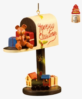 Mailbox "merry Christmas - Teddy Bear, HD Png Download, Free Download