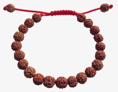 Plain Rudraksha Wrist Mala Bracelet - Black Beads With Gemstones, HD Png Download, Free Download