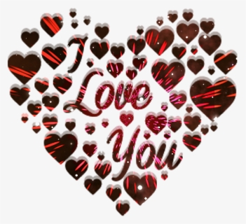 #stylish #text #xxba666xx #iloveyou #picsartpassion - Heart Beat Gif, HD Png Download, Free Download