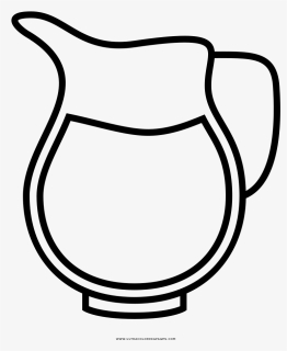 Jug Coloring Page Ultra Coloring Pages Flower Clipart - Jug Coloring Page, HD Png Download, Free Download