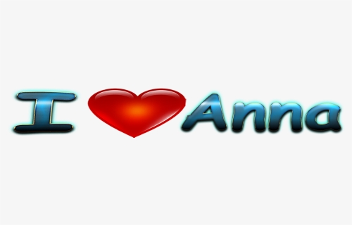Anna Love Name Heart Design Png - Name Jacob With Hearts Around, Transparent Png, Free Download