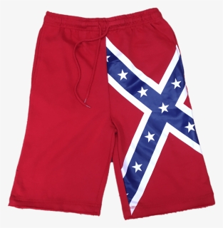 Men"s Confederate Flag Cotton Shorts - Confederate Flag Shorts Mens, HD Png Download, Free Download