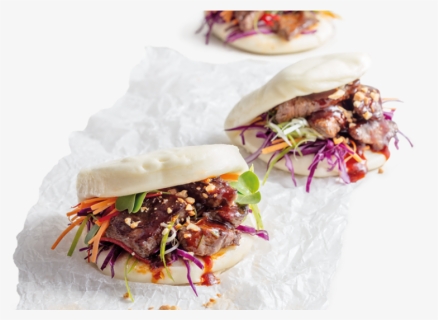 Beef Stir-fry In Bao Buns - Bao Bun Png, Transparent Png, Free Download