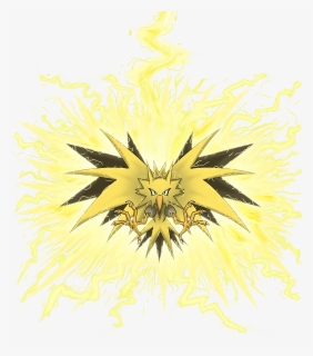 Zapdos Used Thunder By Shinragod , Png Download - Zapdos Fan Art, Transparent Png, Free Download