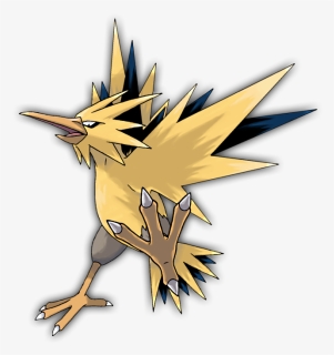 Difference Between Zapdos And Shiny Zapdos , Png Download - Zapdos Shiny, Transparent Png, Free Download