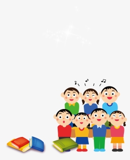 Sing Clipart Childrens Choir - Background For Children's Choir, HD Png Download, Free Download