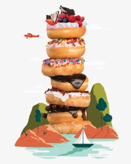 Brunch Favorites Donut Tower - Lawless Brunch Granite City, HD Png Download, Free Download