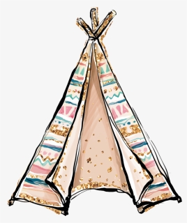Transparent Boho Clipart - Boho Teepee Clipart, HD Png Download, Free Download
