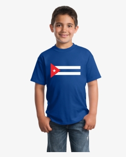 Youth Royal Cuban National Flag - T-shirt, HD Png Download, Free Download