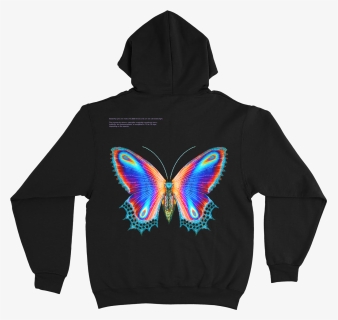 Halsey Multicolor Butterfly Hoodie, HD Png Download, Free Download