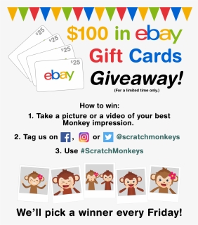Ebay E-gift Cards Giveaway, HD Png Download, Free Download
