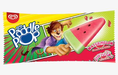 Paddle Pop Watermelon Flavour Ice Stick - Watermelon Popsicle Selecta, HD Png Download, Free Download