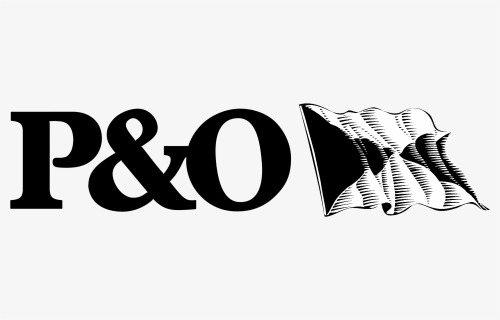 P&o Logo Black And White - P&o Ferries, HD Png Download, Free Download