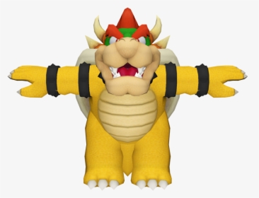 Bowser T Pose 5a4813c9f0c62 - Cartoon, HD Png Download, Free Download