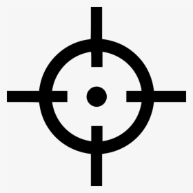 Game Play Cursor Pointer Shooter - Sniper Symbol, HD Png Download, Free Download