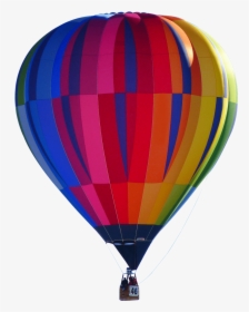 Colourful Hot Air Balloon - Hot Air Balloon Png, Transparent Png, Free Download