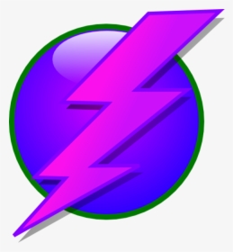 Circle Lightning Bolt Clipart - Lightuing Bolt Clip Art, HD Png Download, Free Download