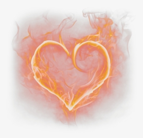 #orange #fire #fireflames #flames #flame #heart #burning - Transparent Fire Heart Png, Png Download, Free Download
