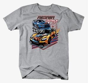 Maximum Rpm Flaming Race Cars Shirt Ford Dodge Chevy - T-shirt, HD Png Download, Free Download