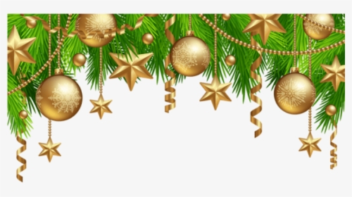 Christmas Ornament Border Png - Transparent Background Christmas Border Clipart, Png Download, Free Download