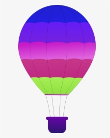 Hot Air Ballon Png - Hot Air Balloon Clip Art, Transparent Png, Free Download