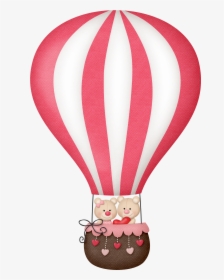 Pin By Adri Machado - Hot Air Balloon Pink, HD Png Download, Free Download